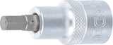 Bit-Insats | Inre fyrkant 12,5 mm (1/2") | Inre sexkant 9/32". BGS 2734