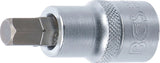Bit-Insats | Inre fyrkant 12,5 mm (1/2") | Inre sexkant 3/8". BGS 2736