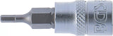 Bit-Insats | 6,3 mm (1/4") | Inre sexkant 3/32". BGS 2740