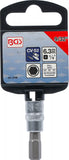 Bit-Insats | 6,3 mm (1/4") | Inre sexkant 9/32". BGS 2746