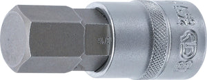 Bit-Insats | Inre fyrkant 12,5 mm (1/2") | Inre sexkant 13/16". BGS 2753