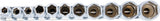 Hylsa-sats Sexkant, djup | 10 mm (3/8") | Tumsstorlekar | 11 delar. BGS 2756
