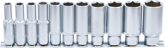 Hylsa-sats Sexkant, djup | 10 mm (3/8