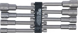 Hylsa-sats Sexkant | extra lång | Yttre sexkant 6,3 mm (1/4") | för Borrmaskiner | 6 - 13 mm | 8 delar. BGS 2759