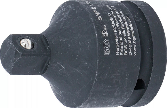 Kraft-Hylsnyckel-Adapter | Inre fyrkant 20 mm (3/4