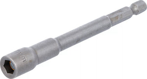 Hylsa Sexkant, extra lång | för Borrmaskiner | Yttre sexkant 6,3 mm (1/4") | 7 mm. BGS 2763