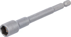 Hylsa Sexkant, extra lång | för Borrmaskiner | Yttre sexkant 6,3 mm (1/4") | 10 mm. BGS 2766