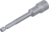 Hylsa Sexkant, extra lång | för Borrmaskiner | Yttre sexkant 6,3 mm (1/4") | 13 mm. BGS 2769