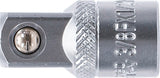 Hylsnyckel-Adapter | Inre fyrkant 10 mm (3/8") - Yttre fyrkant 12,5 mm (1/2"). BGS 280