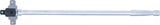Ledat handtag | 20 mm (3/4") | 630 mm. BGS 283