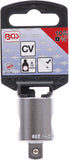 Glidhandtag-Adapter för förlängningar | 10 mm (3/8"). BGS 288
