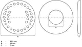 Reserv-Gummipad | för BGS 2897. BGS 2897-2
