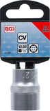 Hylsa Sexkant | 12,5 mm (1/2") | 21 mm. BGS 2921