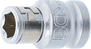 Bit-Adapter med spärrkula | Inre fyrkant 10 mm (3/8") | Inre sexkant 8 mm (5/16"). BGS 292