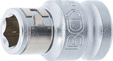 Bit-Adapter med spärrkula | Inre fyrkant 10 mm (3/8") | Inre sexkant 8 mm (5/16"). BGS 292