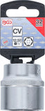 Hylsa Sexkant | 12,5 mm (1/2") | 32 mm. BGS 2932