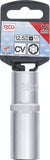 Hylsa Super Lock, djup | 12,5 mm (1/2") | 18 mm. BGS 2948