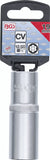 Hylsa Super Lock, djup | 12,5 mm (1/2") | 19 mm. BGS 2949