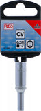 Hylsa Super Lock, djup | 6,3 mm (1/4") | 4 mm. BGS 2964