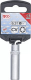 Hylsa Super Lock, djup | 6,3 mm (1/4") | 10 mm. BGS 2970
