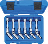 Universal-hylsnyckelsats för tändstift, sexkants | 10 mm (3/8 tum) | 8 - 16 mm | 6 delar. BGS 2986