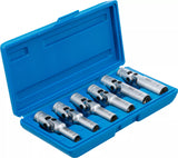 Universal-hylsnyckelsats för tändstift, sexkants | 10 mm (3/8 tum) | 8 - 16 mm | 6 delar. BGS 2990