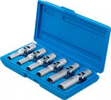 Universal-hylsnyckelsats för tändstift, sexkants | 10 mm (3/8 tum) | 8 - 16 mm | 6 delar. BGS 2990