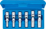 Universal-hylsnyckelsats för tändstift, sexkants | 10 mm (3/8 tum) | 8 - 16 mm | 6 delar. BGS 2990