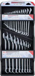 U-ringnyckel-sats | Tumsstorlekar | 1/4" - 1.1/4" | 25 delar. BGS 30101