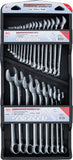 U-ringnyckel-sats | Tumsstorlekar | 1/4" - 1.1/4" | 25 delar. BGS 30101