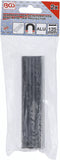 Skruvstycke-Skyddsbackar | Aluminium | Bredd 125 mm | 2 delar. BGS 3044