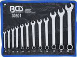 U-ringnyckel-sats | 6 - 22 mm | 12 delar. BGS 30501