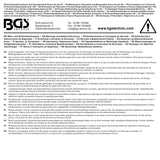 Dubbel U-nyckel | 8 x 9 mm. BGS 30608