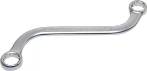 S-Form Dubbel-ringnyckel Tolvkant | 18 x 19 mm. BGS 30745