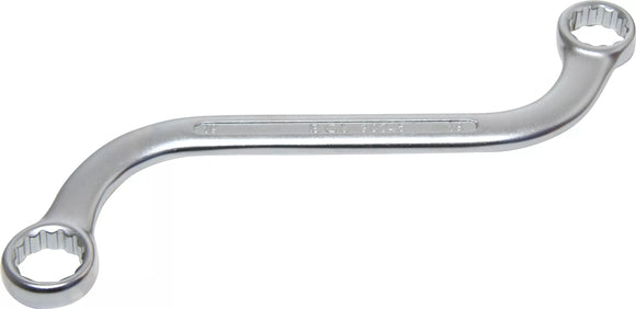 S-Form Dubbel-ringnyckel Tolvkant | 18 x 19 mm. BGS 30745