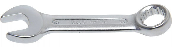 U-ringnyckel, extra kort | 18 mm. BGS 30778