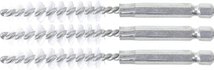 Nylonborste | 10 mm | 6,3 mm (1/4") | 3-delig. BGS 3078-10-N