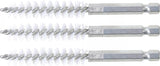 Nylonborste | 11 mm | 6,3 mm (1/4") | 3-delig. BGS 3078-11-N