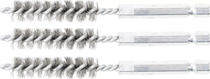 Stålborste | 11 mm | 6,3 mm (1/4") | 3-delig. BGS 3078-11-S