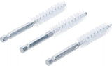 Nylonborste | 12 mm | 6,3 mm (1/4") | 3-delig. BGS 3078-12-N