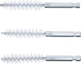 Nylonborste | 12 mm | 6,3 mm (1/4") | 3-delig. BGS 3078-12-N