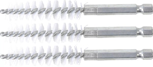 Nylonborste | 13 mm | 6,3 mm (1/4") | 3-delig. BGS 3078-13-N