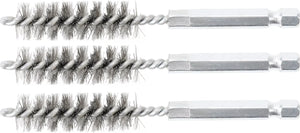 Stålborste | 13 mm | 6,3 mm (1/4") | 3-delig. BGS 3078-13-S