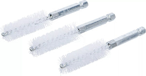 Nylonborste | 15 mm | 6,3 mm (1/4") | 3-delig. BGS 3078-15-N