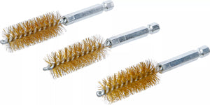 Mässingsborste | 17 mm | 6,3 mm (1/4") | 3-delig. BGS 3078-17-M
