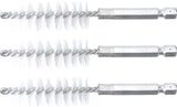 Nylonborste | 17 mm | 6,3 mm (1/4") | 3-delig. BGS 3078-17-N