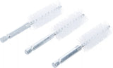 Nylonborste | 19 mm | 6,3 mm (1/4") | 3-delig. BGS 3078-19-N
