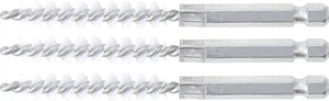 Nylonborste | 9 mm | 6,3 mm (1/4") | 3-delig. BGS 3078-9-N