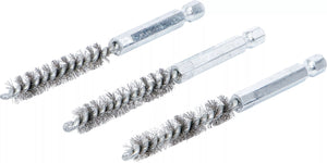 Stålborste | 9 mm | 6,3 mm (1/4") | 3-delig. BGS 3078-9-S