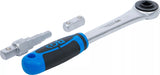 Genomstickbart med adapter och stegnyckel | Inre sexkant 12,5 mm (1/2 tum). BGS 314